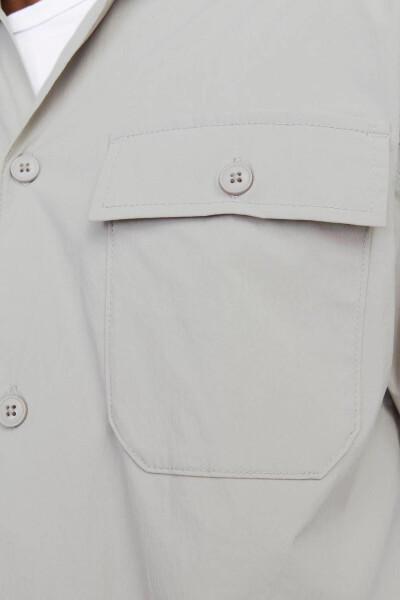 Men's Oversized Shirt (Chest Pocket) - Altitude - 4