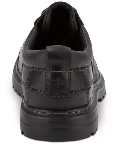 Men's Overton Moc-Toe Leather Oxfords - Black - 5