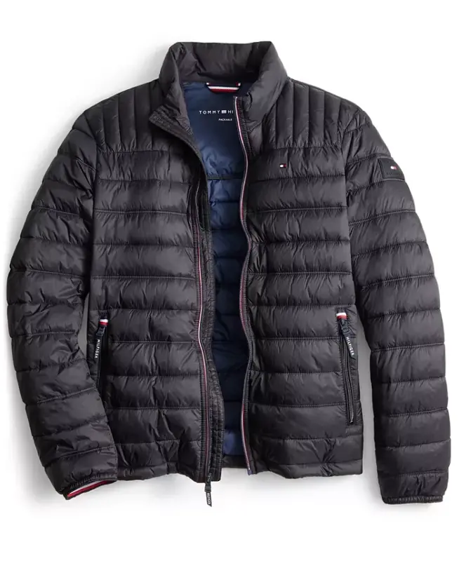 Men's Packable Quilted Puffer Jacket - 3
