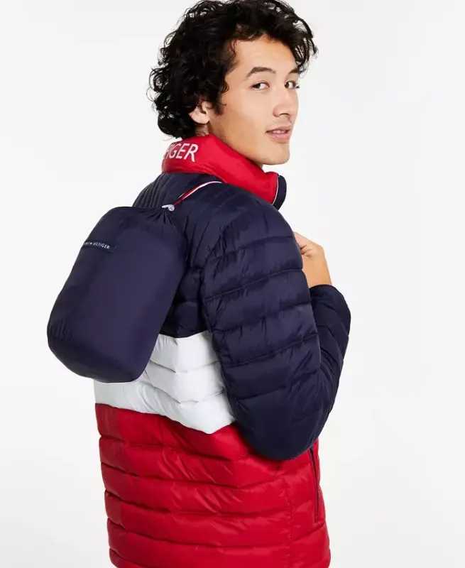 Men's Packable Quilted Puffer Jacket - 3