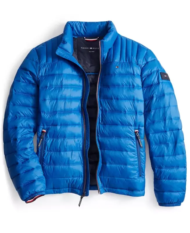 Men's Packable Quilted Puffer Jacket - 3