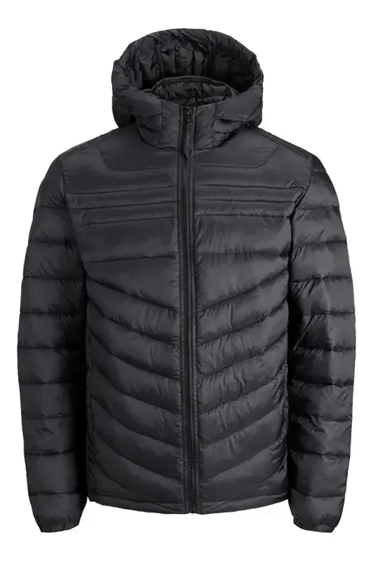 Men's Padded Hooded Jacket - 12211785-Tap Shoe - 1