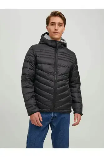 Men's Padded Hooded Jacket - 12211785-Tap Shoe - JACK & JONES (1)