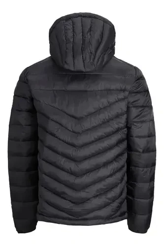 Men's Padded Hooded Jacket - 12211785-Tap Shoe - 5