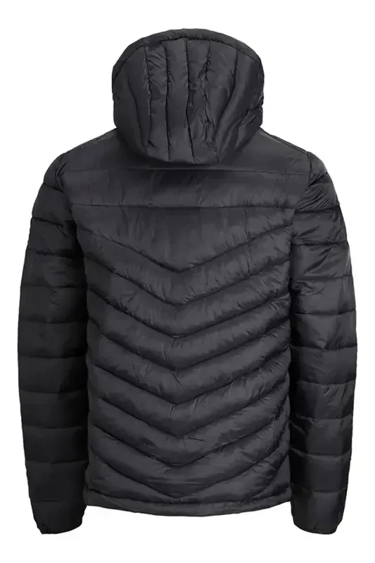 Men's Padded Hooded Jacket - 12211785-Tap Shoe - 5