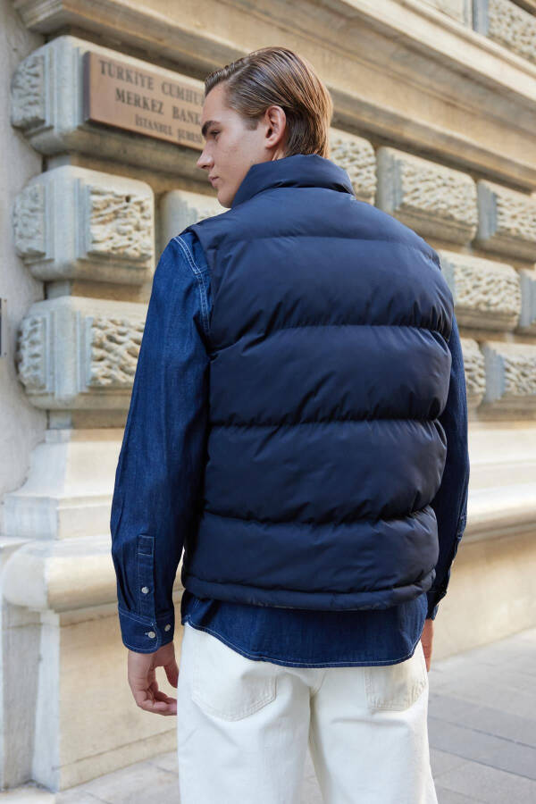 Men's Padded Puffer Vest Navy - 14