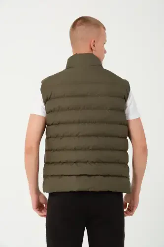 Men's Padded Vest Khaki-Khaki - 4