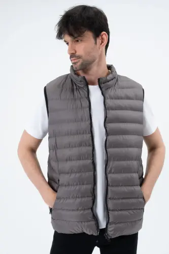 Men's Padded Vest Waterproof-ANTHRACITE - 4