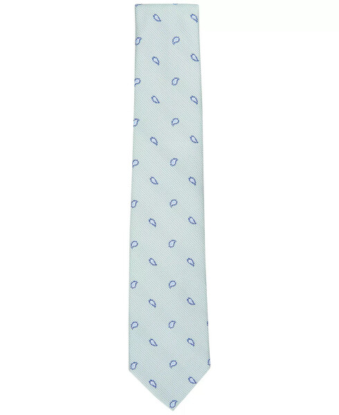 Men's Paisley Teardrop Tie, Created for Modazone Green - 2