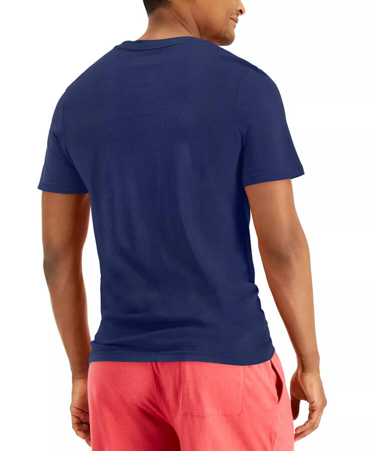 Men's Pajama T-Shirt, Created for Modazone Blue - 4