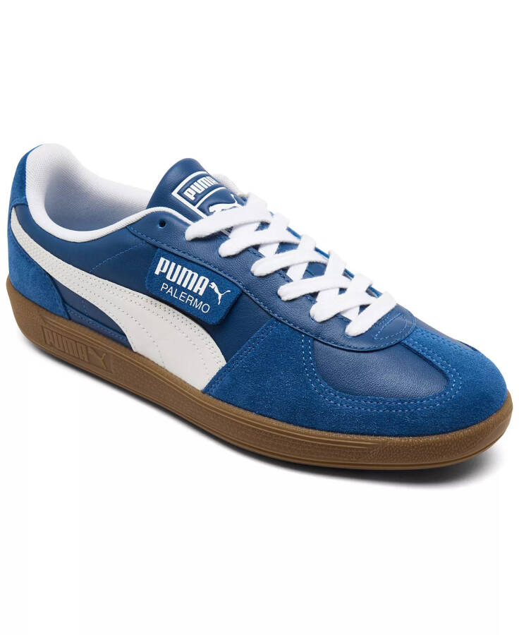 Men's Palermo Casual Sneakers from Finish Line Royal/White/Vapor Grey - 1