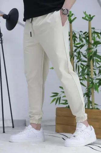 Men's Parachute Jogger Pants11-Beige 