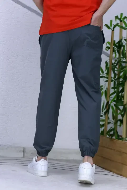 Men's Parachute Jogger Pants11-Smoke Gray - 5