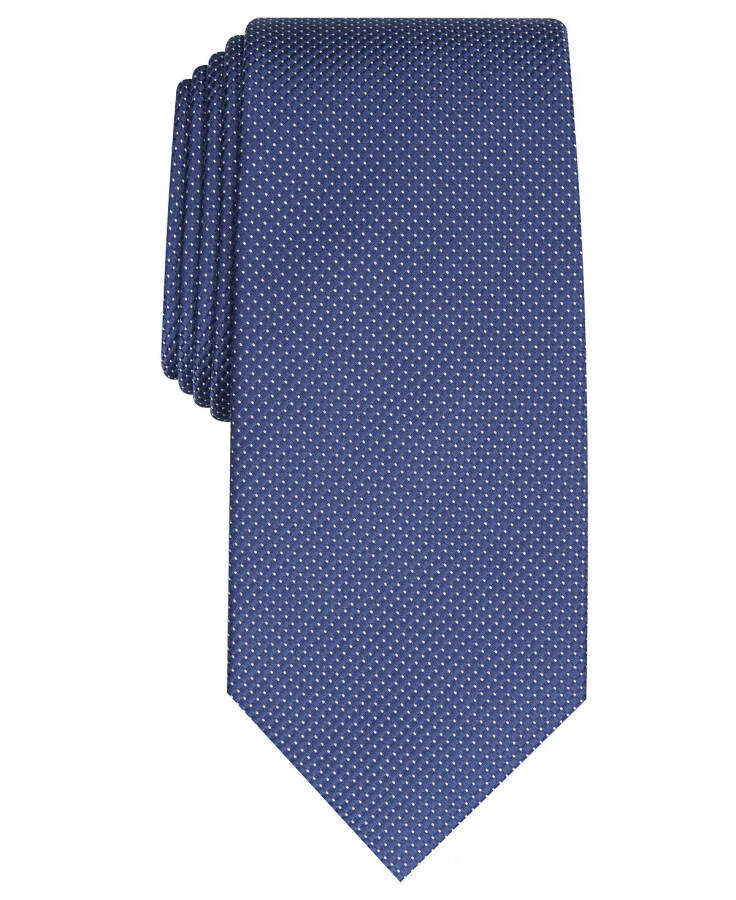 Men's Parker Classic Grid Tie, Created for Modazone Navy - 1