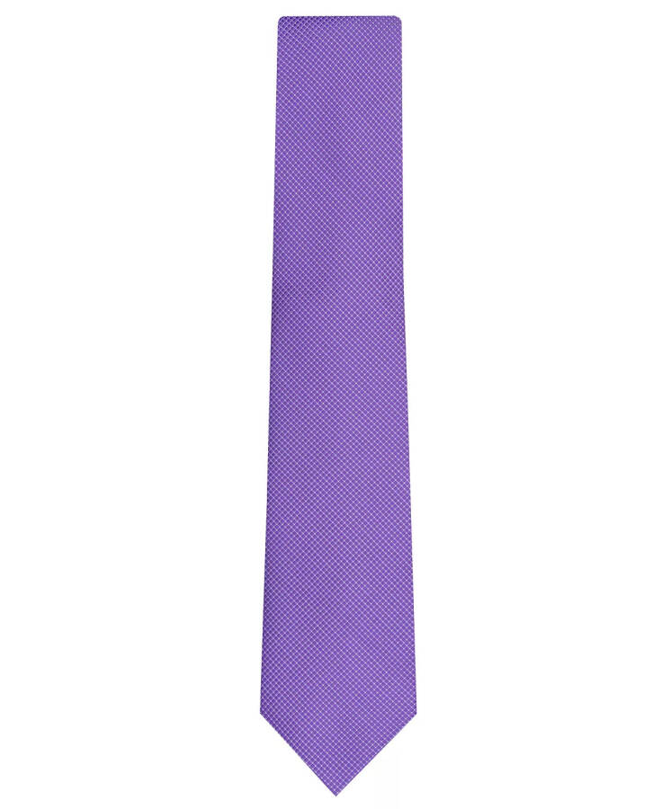 Men's Parker Classic Grid Tie, Created for Modazone Purple - 2