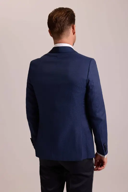 Men's Parliament Slim Fit Shawl Collar Waistcoat Groom Suit - 8