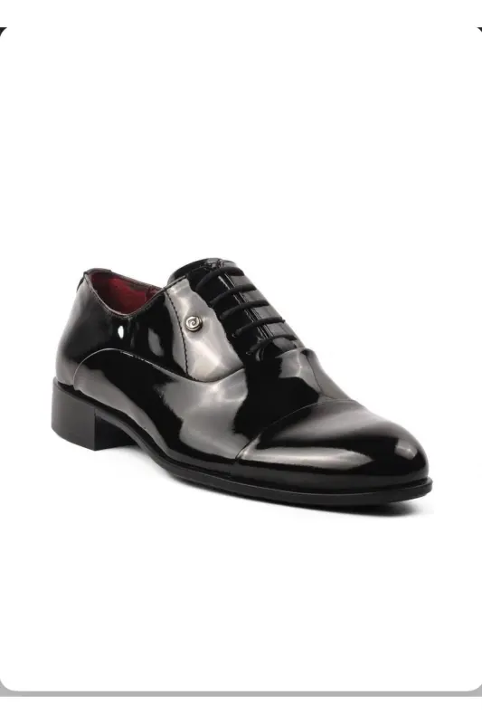 MEN'S PATENT LEATHER GROOM SHOES PIERRE CARDIN 7018 - PATENT LEATHER - PIERRE CARDIN