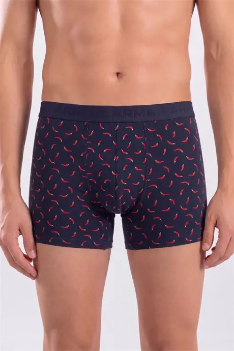 Men's Patterned Boxer 10-Pack Cotton Lycra Soft and Flexible Fabric - 6