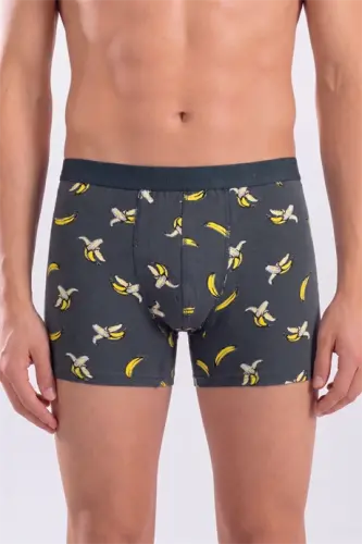 Men's Patterned Boxer 10-Pack Cotton Lycra Soft and Flexible Fabric - 7