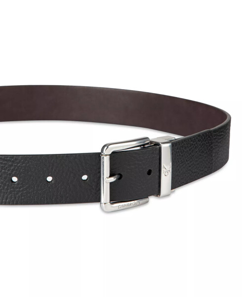 Men's Pebble Grain Reversible Jean Belt Black, Brown - 4