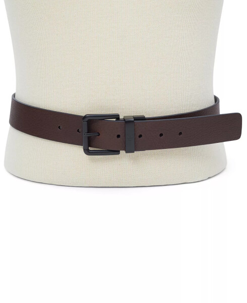 Men's Pebble Grain Reversible Jean Belt Black, Brown - 9