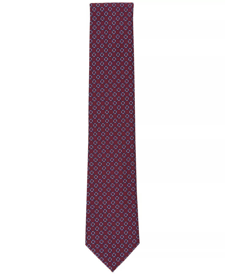 Men's Perez Medallion Tie, Created for Modazone Burgundy - 2