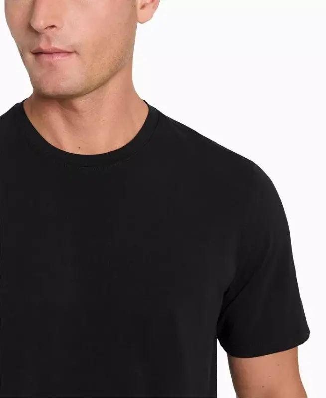 Men's Performance Crewneck T-Shirt-Black - 3