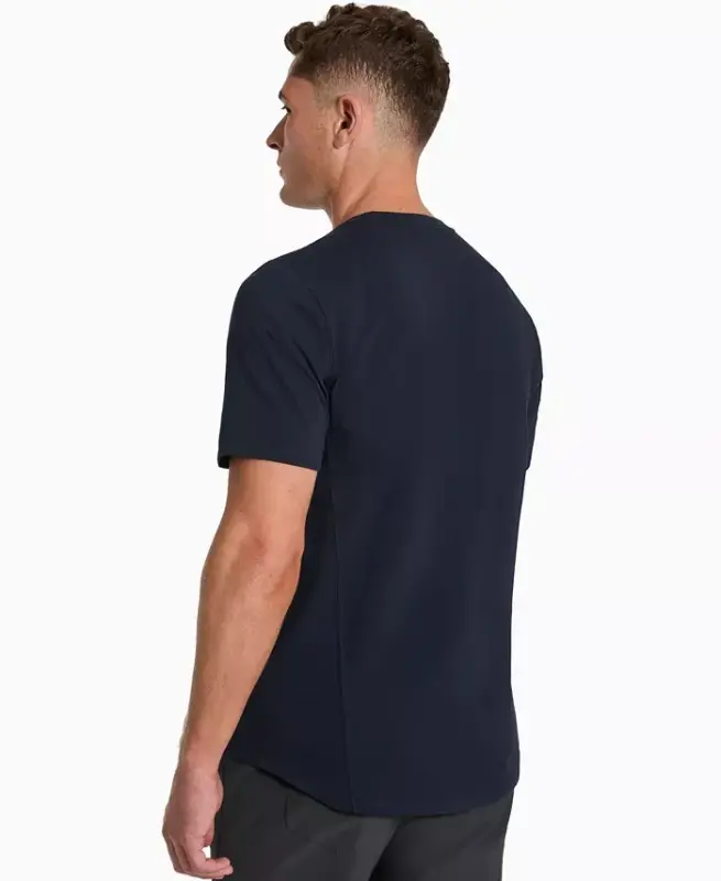 Men's Performance Crewneck T-Shirt-Navy - 4