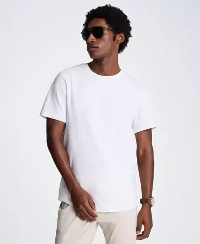 Men's Performance Crewneck T-Shirt-White 