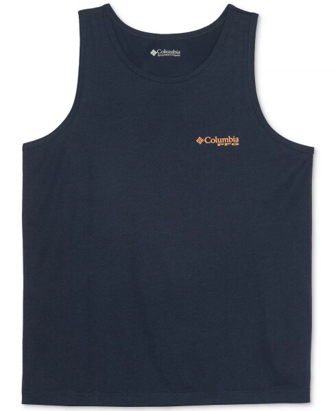 Men's Performance Fishing Gear Logo Graphic Tank Top Columbia Navy - 2