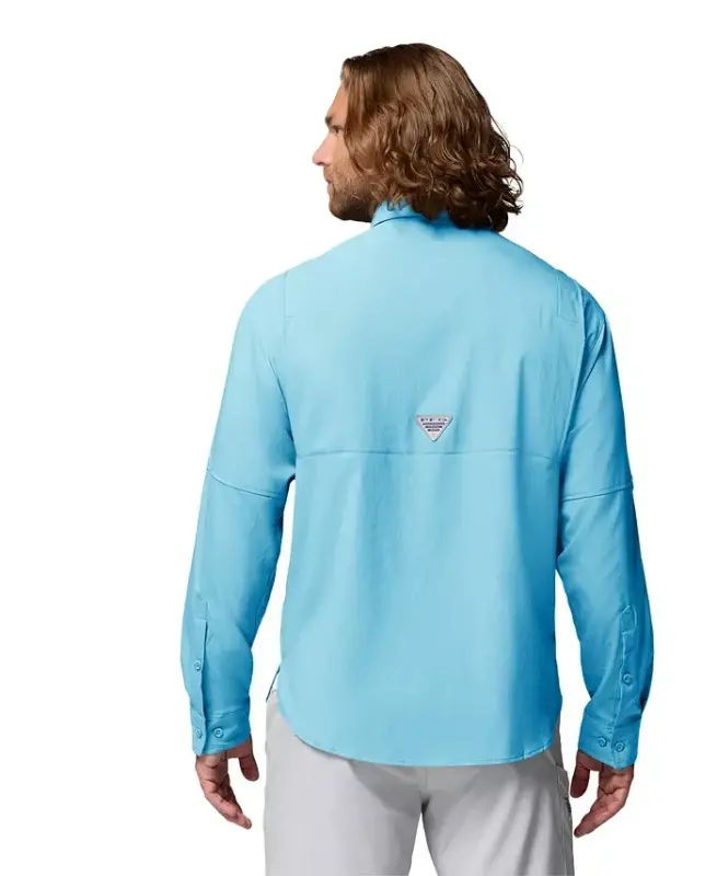 Men's Performance Fishing Gear Tamiami II Long-Sleeve Shirt - Vintage Blue - 6