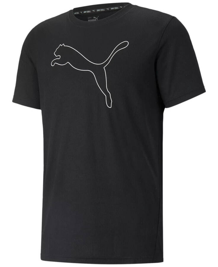 Men's Performance Moisture-Wicking Cat T-Shirt Black - 1