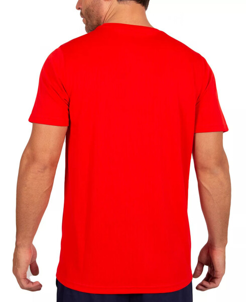 Men's Performance Moisture-Wicking Cat T-Shirt Red - 2