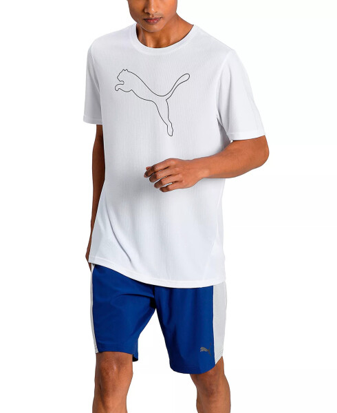 Men's Performance Moisture-Wicking Cat T-Shirt White - 3