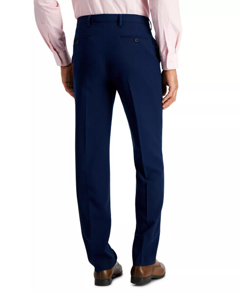 Men's Performance Stretch Modern-Fit Dress Pants Blue - 12