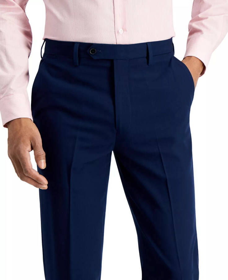 Men's Performance Stretch Modern-Fit Dress Pants Blue - 13