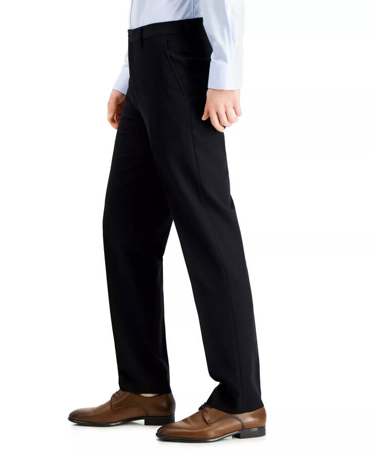 Men's Performance Stretch Modern-Fit Dress Pants Blue - 7