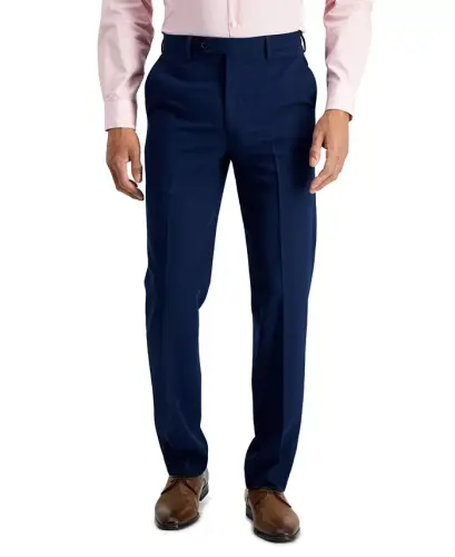 Men's Performance Stretch Modern-Fit Dress Pants-Blue - NAUTICA (1)