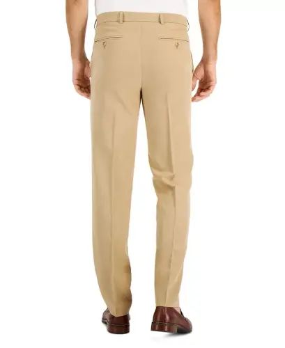 Men's Performance Stretch Modern-Fit Dress Pants-Camel - 3