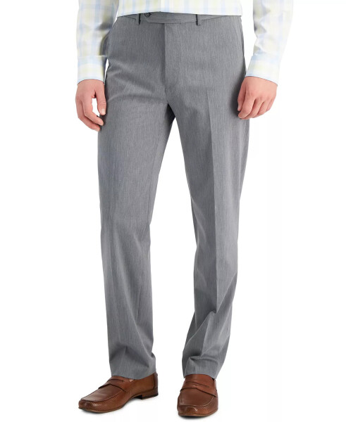 Men's Performance Stretch Modern-Fit Dress Pants Light Pastel Grey - 9