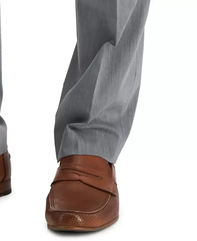 Men's Performance Stretch Modern-Fit Dress Pants-Light pastel grey - 7