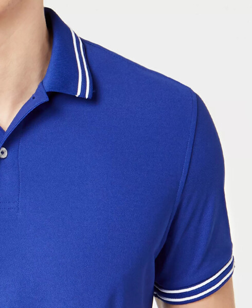 Men's Performance Stripe Polo, Created for Modazone Lazulite - 6