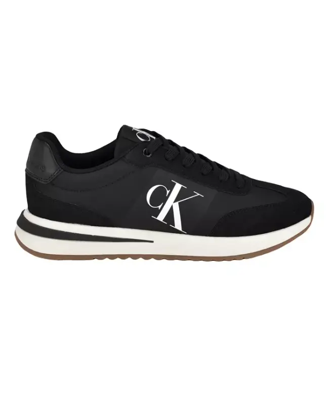 Men's Pezrand Casual Lace-Up Sneakers-Black - 2