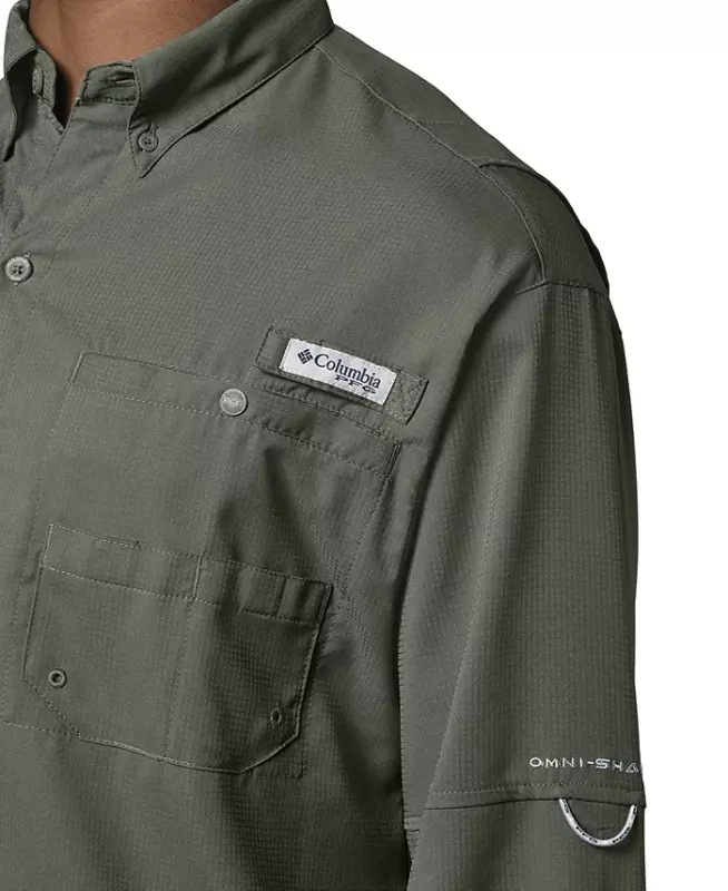 Men's PFG Tamiami II Long-Sleeve Shirt - Cypress - 3