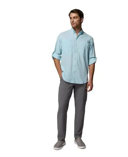 Men's PFG Tamiami II Long-Sleeve Shirt - Marine Lig - COLUMBIA (1)