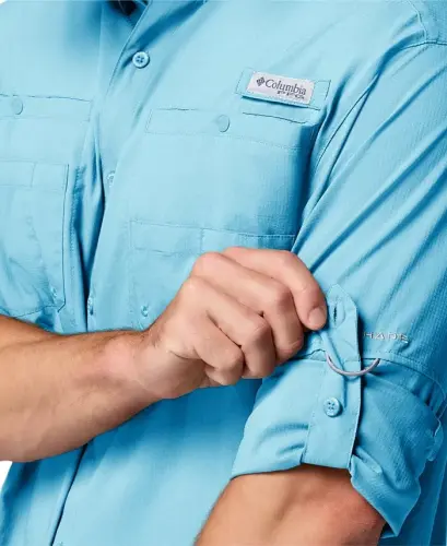 Men's PFG Tamiami II Long-Sleeve Shirt - Vintage Blue - 5