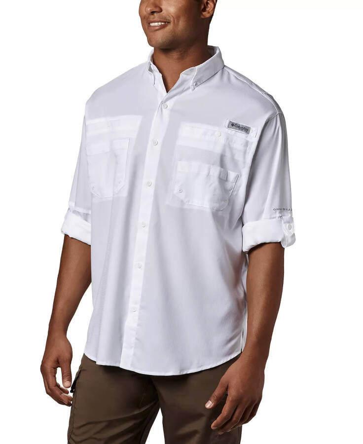 Men's PFG Tamiami II Long-Sleeve Shirt-White - 4