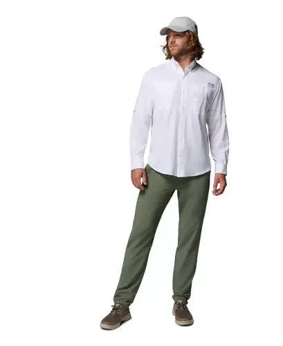 Men's PFG Tamiami II Long-Sleeve Shirt-White - 2