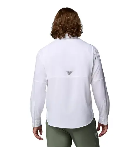 Men's PFG Tamiami II Long-Sleeve Shirt-White - 8