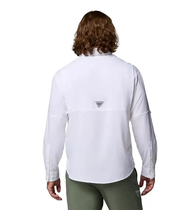 Men's PFG Tamiami II Long-Sleeve Shirt-White - 8